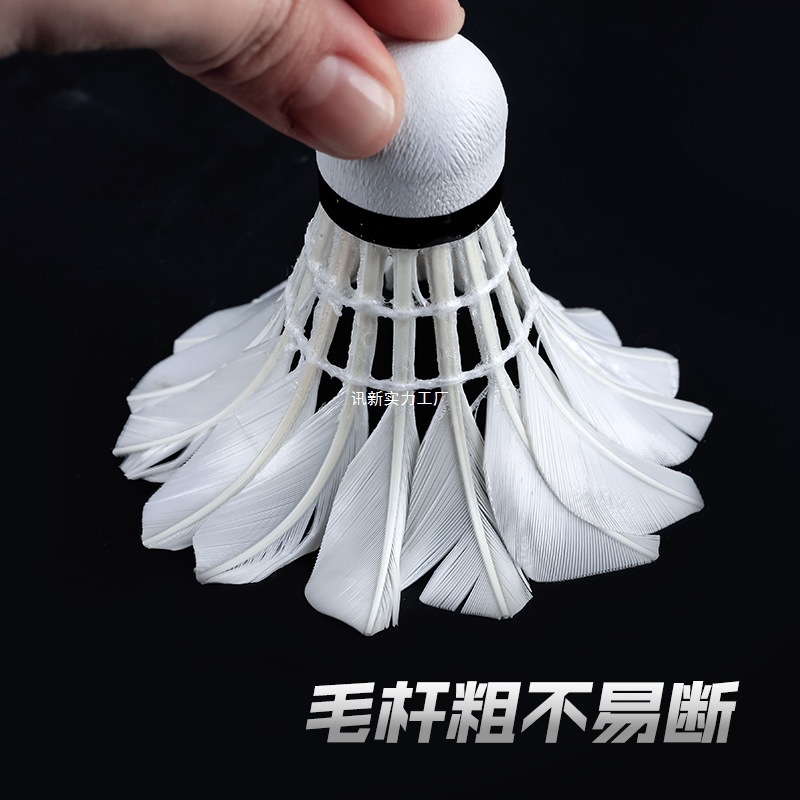 Picture of Dickos Badminton 12-Pack Durable King Not Easy to Break Goose Feather Outdoor Competition Set Training Ball