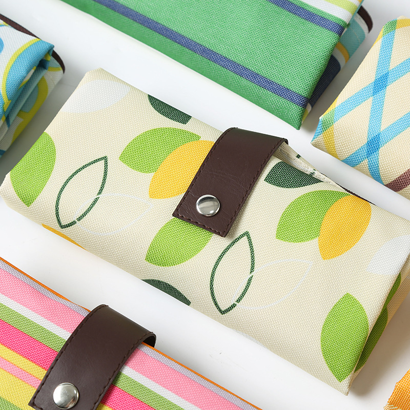 Picture of Oxford Cloth Foldableing Shopping Bag Satchel Shopping Bag Satchel Advertising Environmentally Friendly Foldableable Grocery Shopping Bag Customization