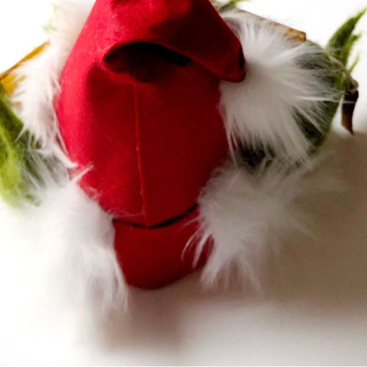 Picture of Christmas tree Topper Christmas geek style decoration furry green arm cross-border new product