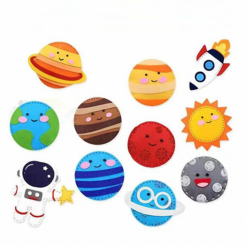 DIY sewing felt plush animal art kit children sewing suit felt Toy Planet suit