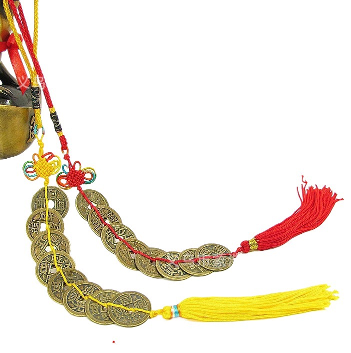 Picture of Factory in stock supply feng shui coins Chinese knot bronze coins spring festival wedding decorations wholesale