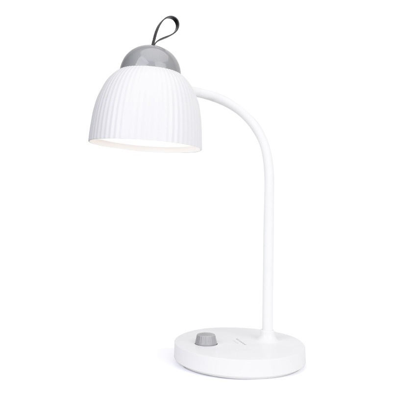 Cross-border USB rechargeable bedside table lamp LED rotating adjustable office dormitory children's desk reading and learning table lamp