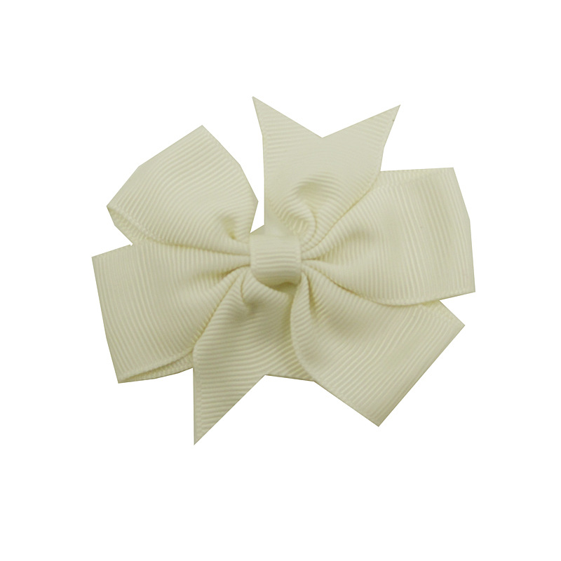 Picture of European and American New Kidsren's Hairpins 8cm Swallowtail Bow Hairpin V-Shaped Ribbed with Bow Hair Accessories Head Flower