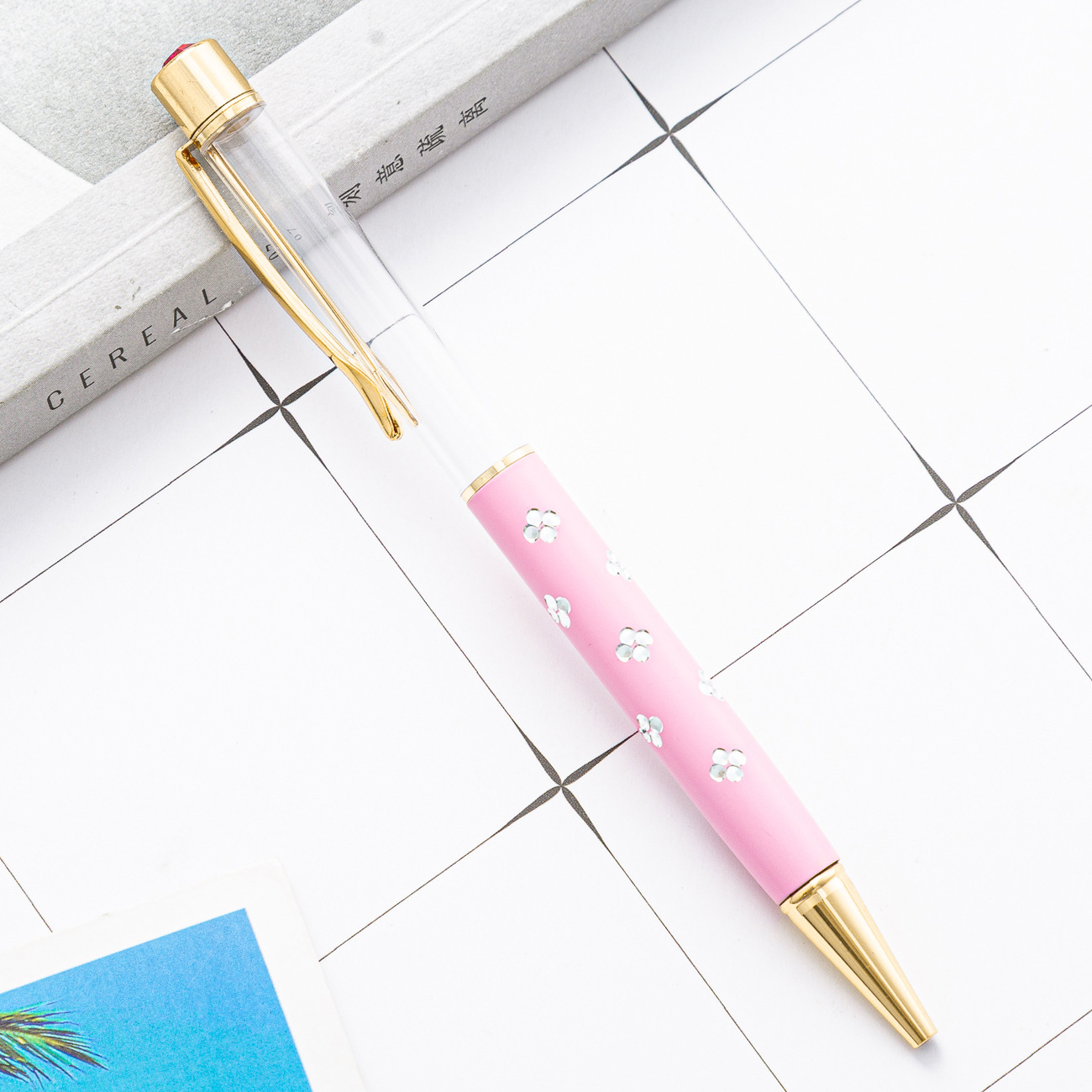 Picture of Empty Rod ballpoint pen spot wholesale gift metal advertising pen diy depiction empty pipe pen advertising pen printing logo