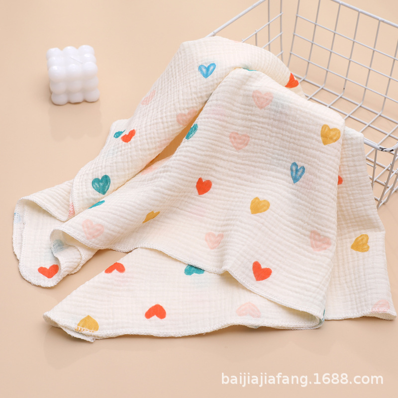 Picture of Baby Towel two-layer cotton gauze class A bath towel hospital newborn bag newborn bath towel wholesale