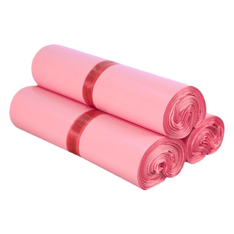 Liyuan pink new material express bag packaging express waterproof clothing bag envelope express package logistics bag