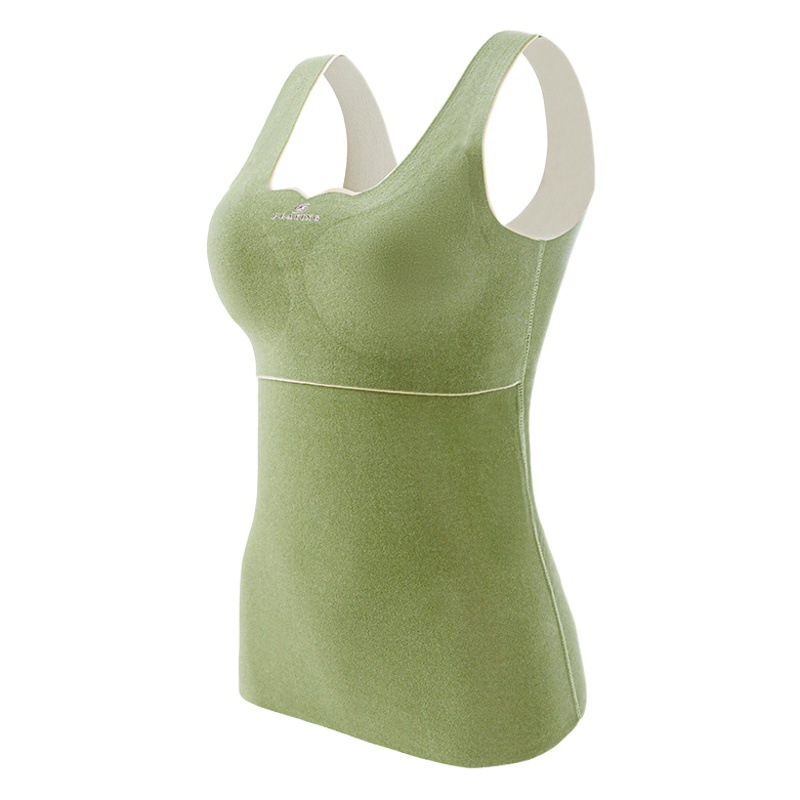Picture of Oxygen-friendly 2.0 Velvet Lined Thickened Thermal Vest Women's All-match Base Shirt Slim-fit Seamless Thermal Underwear for Women