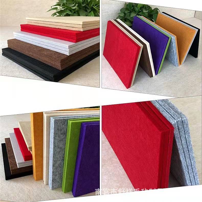 Felt sound insulation board polyester fiber sound-absorbing board interior decoration photo wall creative wall decoration flame retardant