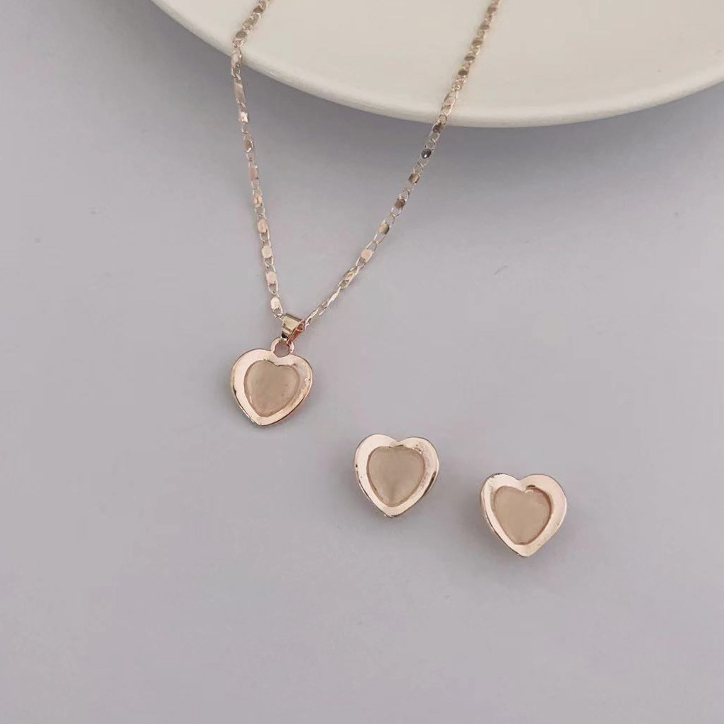 Picture of Cross-border New Jewelry suit Women's Fashion All-match Rhinestone Zircon Necklace Earrings Ring Watch Accessories