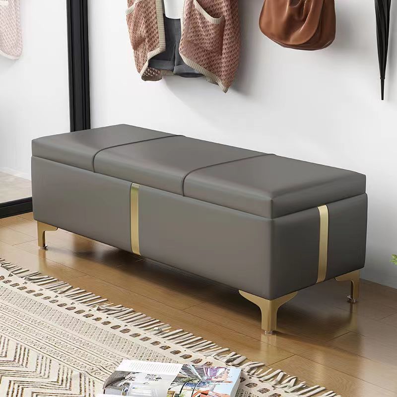 Picture of Shoe-Changing Bench for Home Entrance, Multifunctional Clothing Store Fitting Room, Long Storage Sofa Bench, Can Be Used as a Seat, Factory Supply