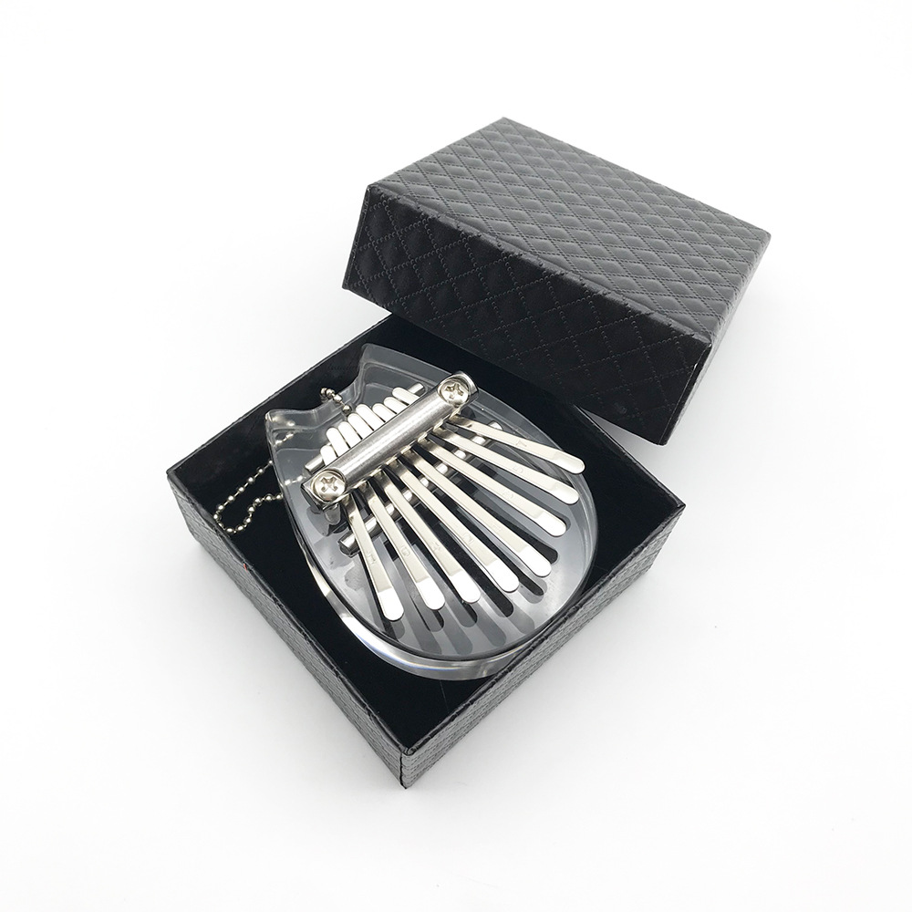 Entity factory 8-tone transparent crystal mini thumb piano mini finger piano kalimba thumb piano kalimba