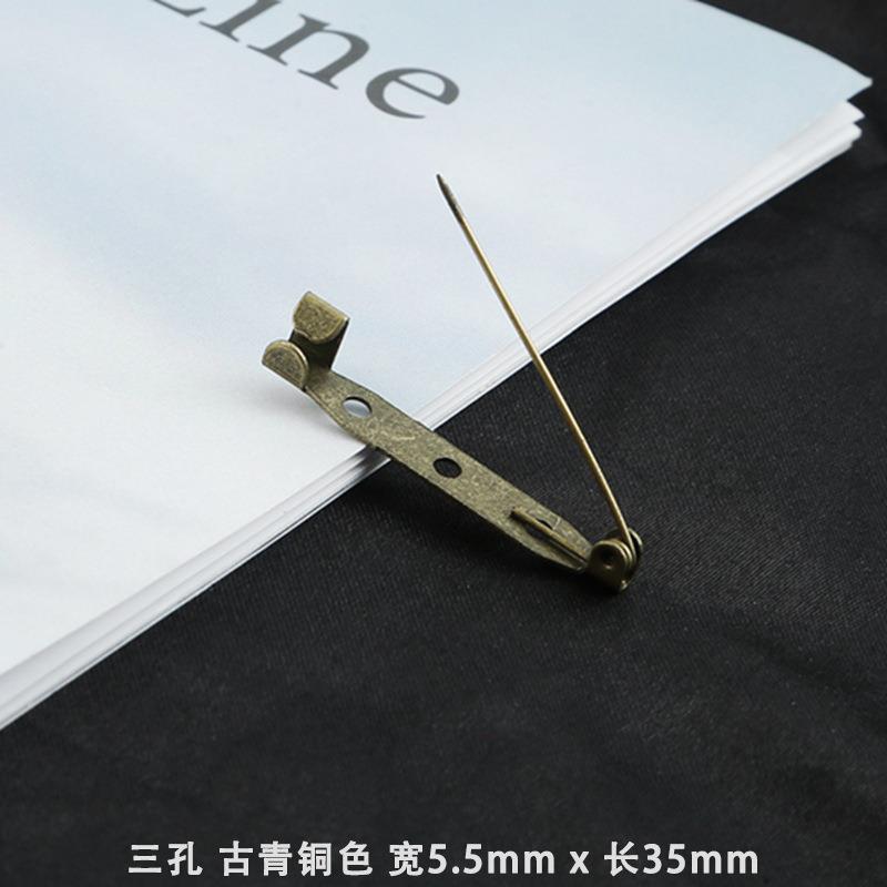 Picture of Cross-border Hot Sale High Quality Special Price Safety Badge Clothes Metal Simple Pin Brooch Handmade DIY Jewelry Accessories