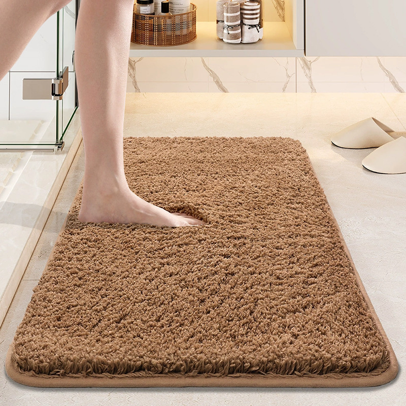 Thickened Bathroom Floor Mat Water Absorbent Toilet Bathroom Bathroom Anti-Slip Mat Bedroom Carpet Door Mat Door Mat