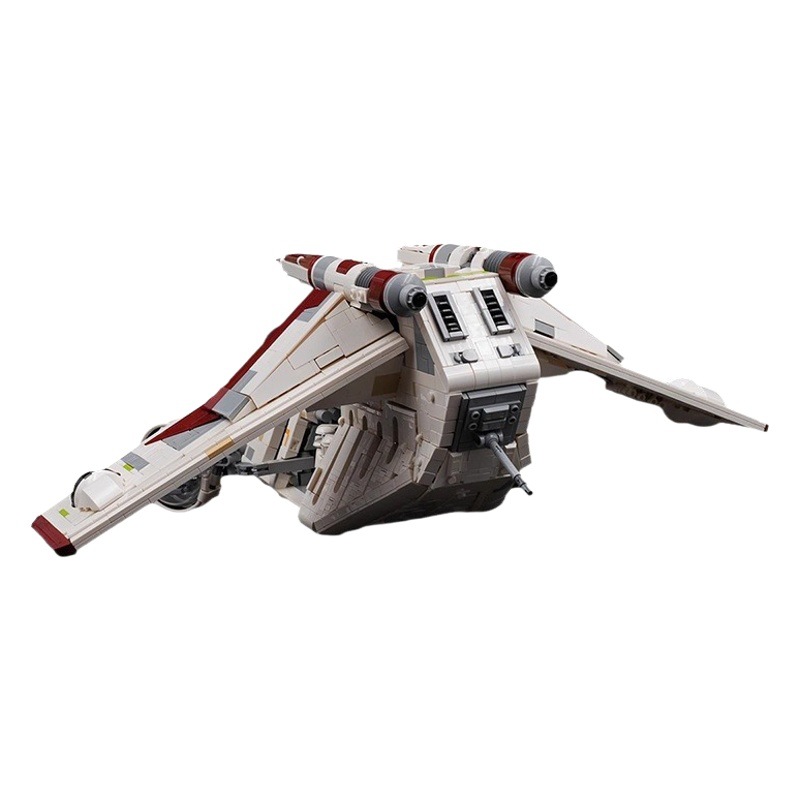 Compatible with Lego Moc-160934 Planet Series Laat Republic Chip Helicopter Assembled Gift Ornaments