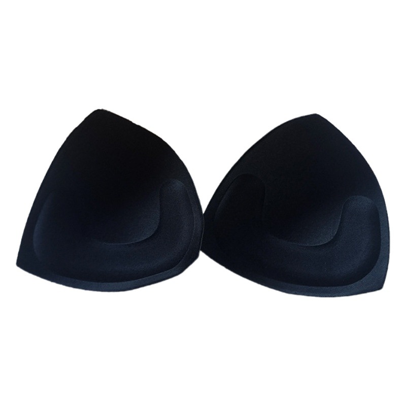 French Triangle Cup Chest Pad Small Chest Flat Chest Use Girl's Underwear Sponge Pad Breast Pad Underwear Insert Bra Pad