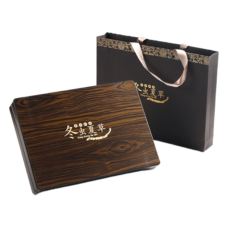 High-grade Cordyceps packing box 20 30 40 60 Cordyceps gift box wholesale flip gift box empty box