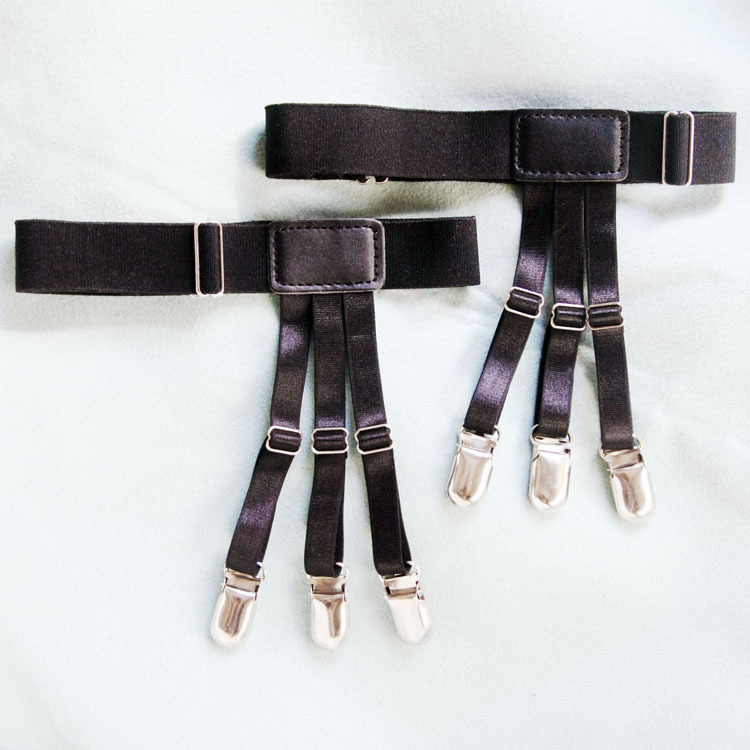 Picture of Cross-border source Amazon WISH unisex shirt non-slip anti-wrinkle Garter clip thigh ring garter belt