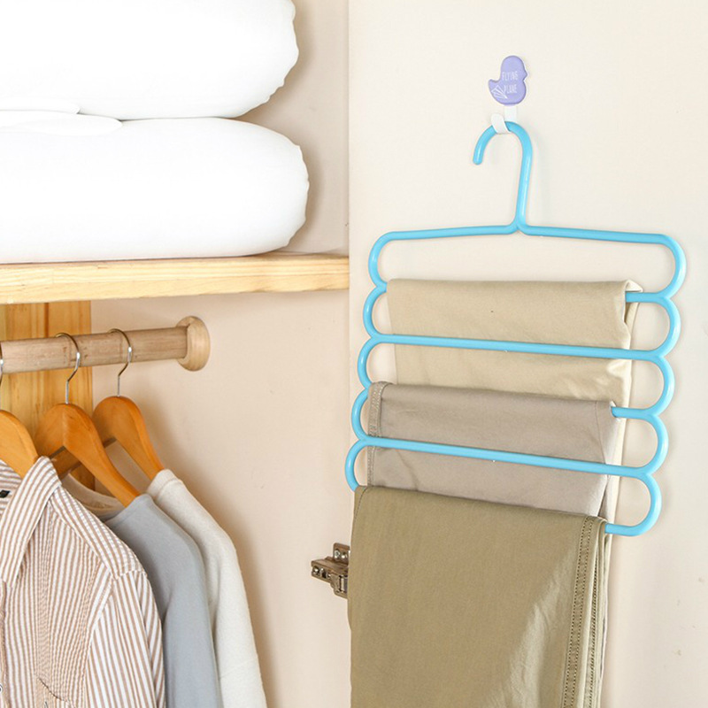 Picture of Solid Wood Wardrobe Hanger Non-Slip Clothes Support Household Multifunctional Scarf Pants Clothes Hanger Wooden Hanger