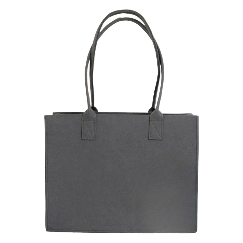 Tiktok same style Gray felt bag clothing store gift handbag ins foreign trade cross-border supply commuter felt bag