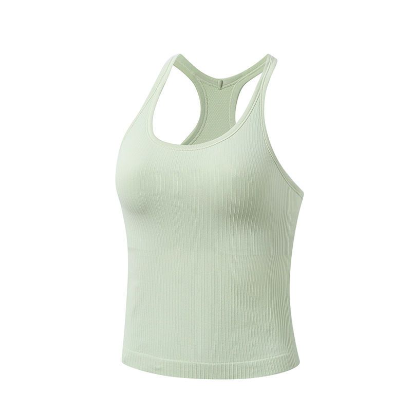 Picture of Short Sports Bra Fitness Shockproof High-Intensity Summer Yoga Tops Women's Beautiful Back Quick-Drying Vest Yoga Clothes Wholesale