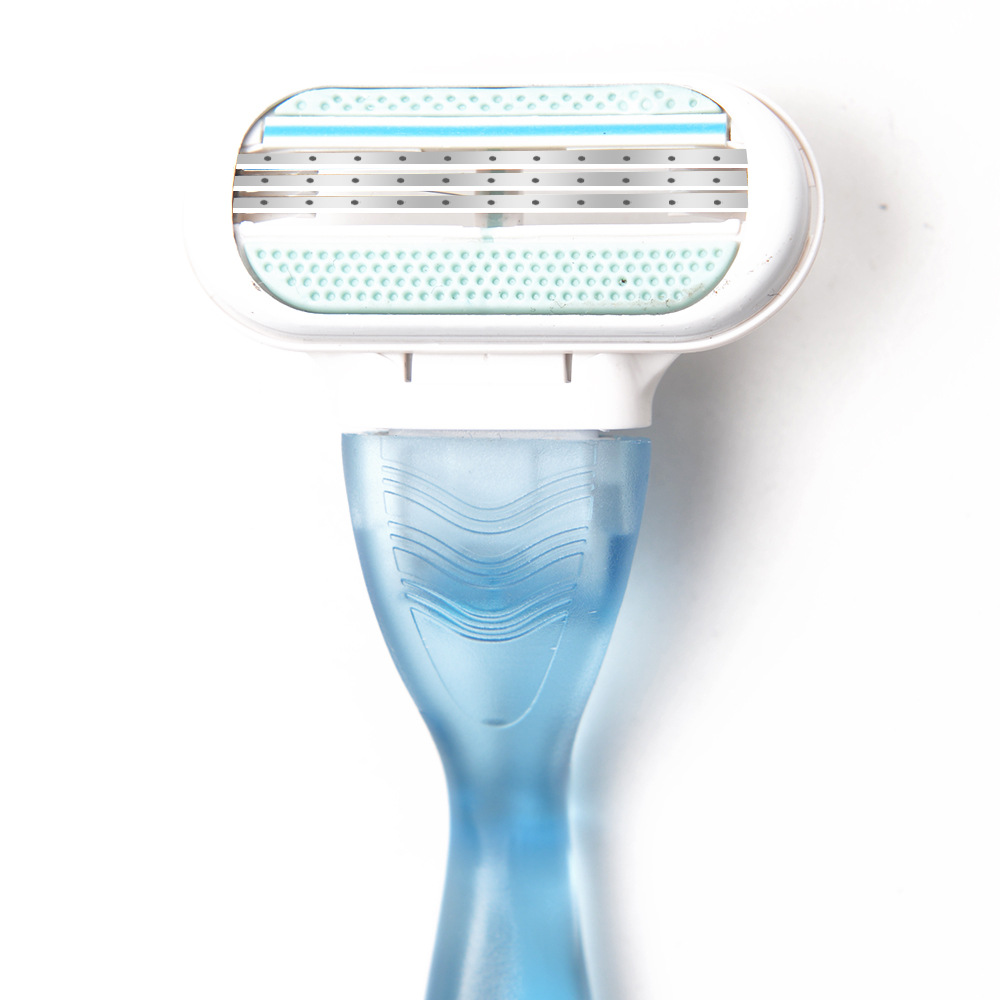 Picture of Manufacturer Wholesale Women's Manual Razor Hair Removal Knife Women's Private Part Razor Armpit Hair Three-Layer Epilator Shaver