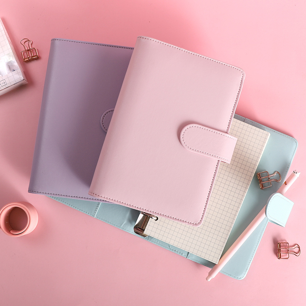 Picture of South Korea Creative Hand Book Macaron Notepad Loose-leaf Small Fresh Notebook Hand Book A5A6