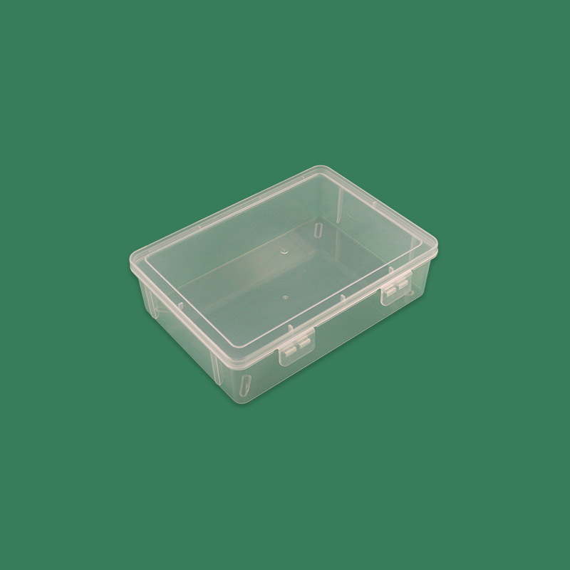 Transparent Plastic Empty Box Stationery Fishing Gear Organizer Hardware Tool Parts Card Storage Box Component Packaging Box