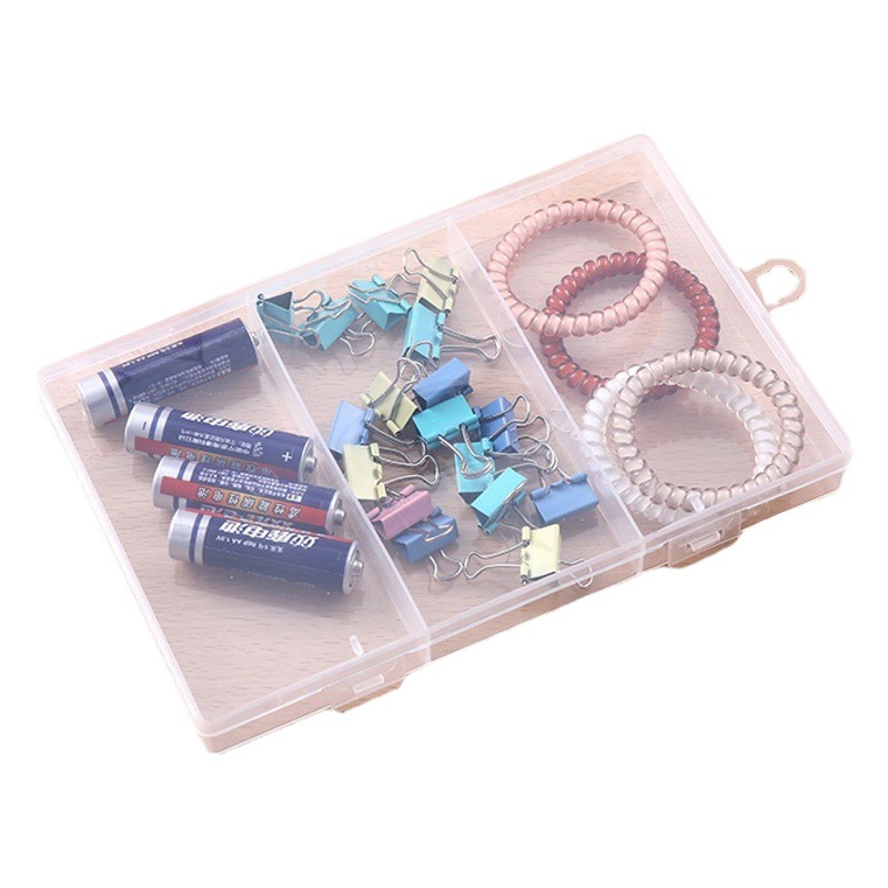Rectangular Covered Plastic Fishing Tackle Jewelry Parts Screws Hardware Tool Storage Organizer Box Storage Container