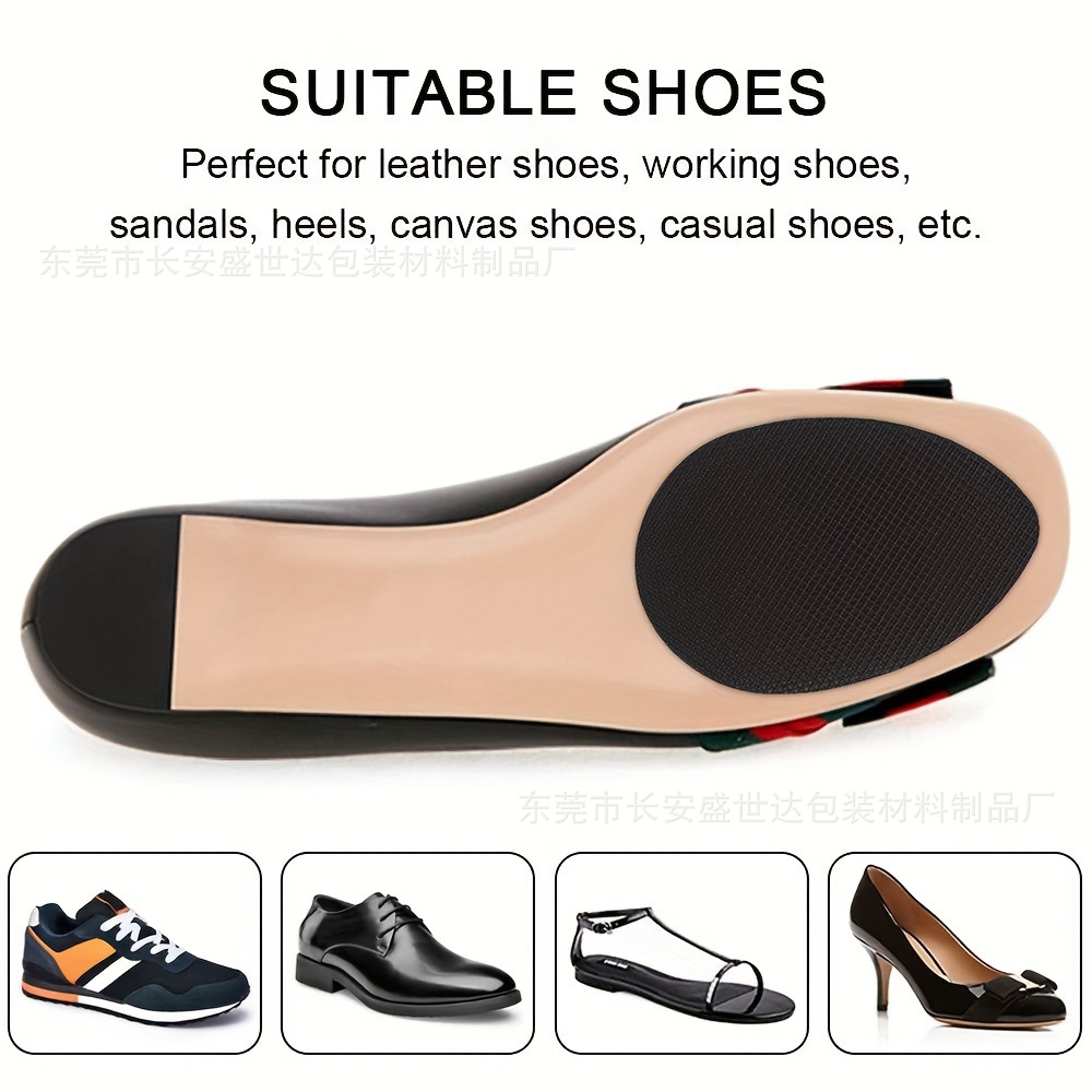 Wear-resistant beef tendon rubber sole non-slip stickers high heel shoes front Palm non-slip Plaid rubber pad mute sole non-slip pad