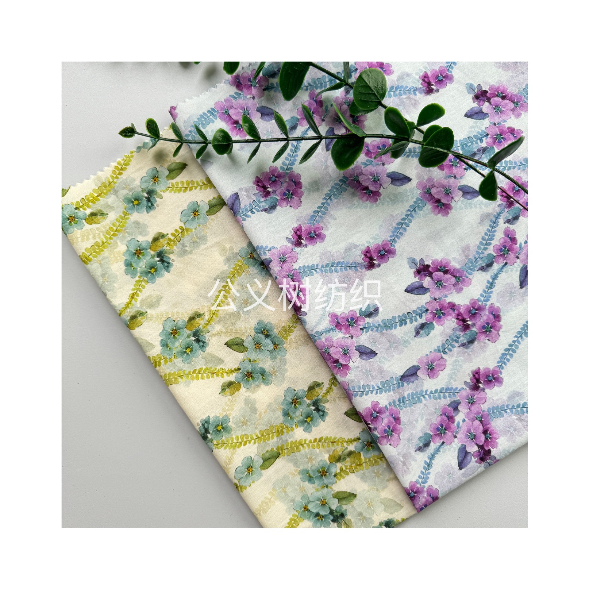 Picture of Wave Garment 60 pts Tencase Cotton Digital Direct Jet Fabric High-grade Printed Fabric dress Women's Wear Fabric for Children