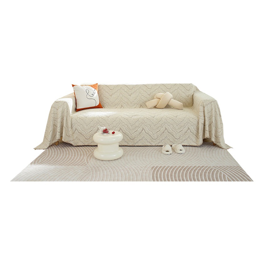 Cream Style Sofa Towel Full Cover Cloth Light Luxury Chenille Sofa Cushion Cover Towel Blanket Four Seasons Universal Full Covering Sofa Cover