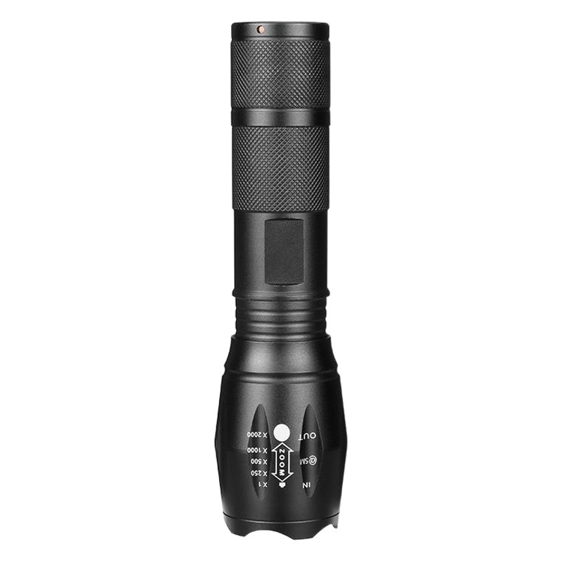 Cross-Border Popular A100 Telescopic Zoom Led Outdoor Strong Light Flashlight Multi-Function T6 Aluminum Alloy Flashlight