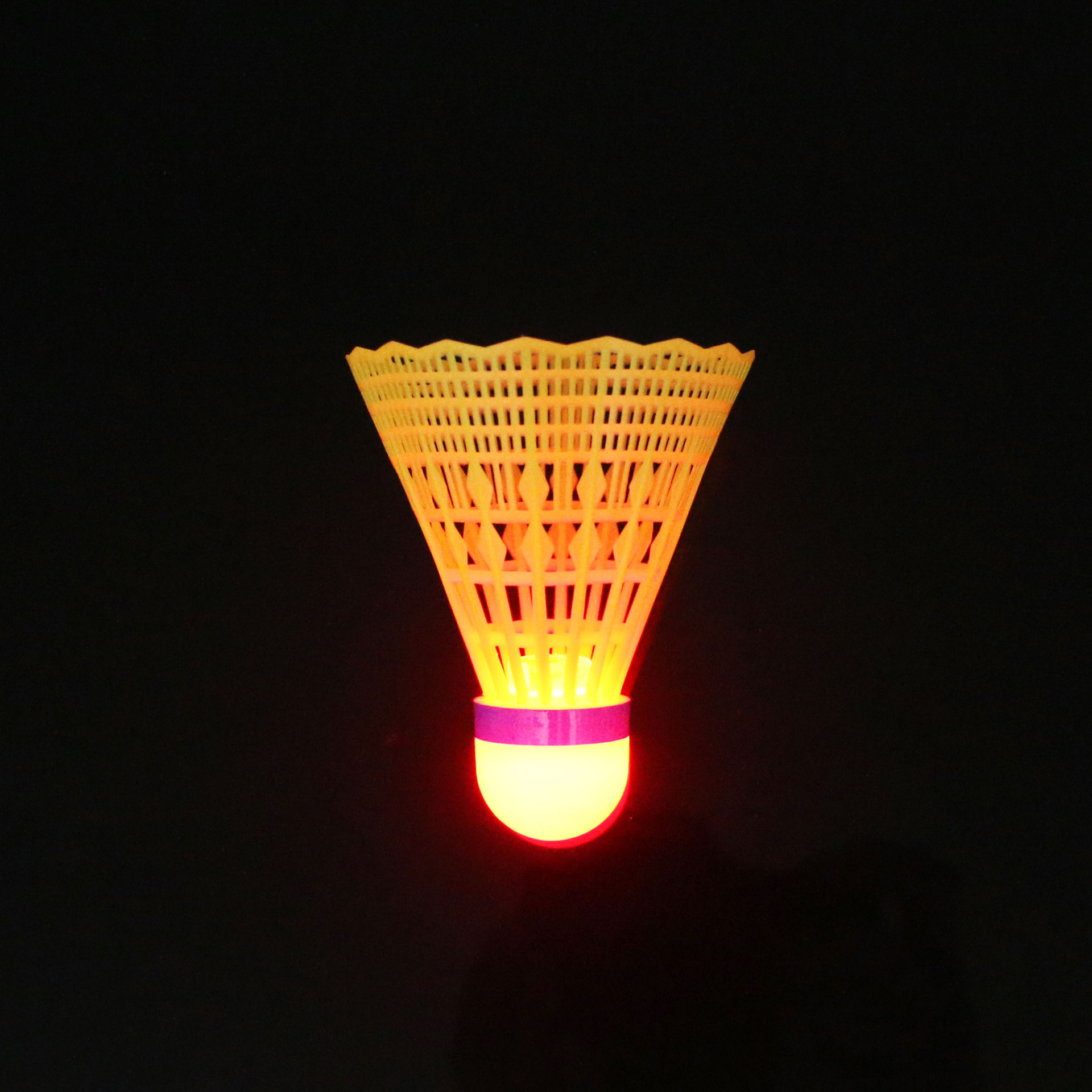 Picture of Luminous Windproof Cut Out Luminous Badminton Ball, Super Durable and Unbreakable, Outdoor Bright Plastic Nylon Ball with Light, Windproof
