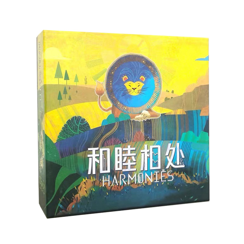 Picture of Bgg High Score Harmonies Get Along Party Puzzle Card Family Board Game Light Strategy Chinese and English Bilingual