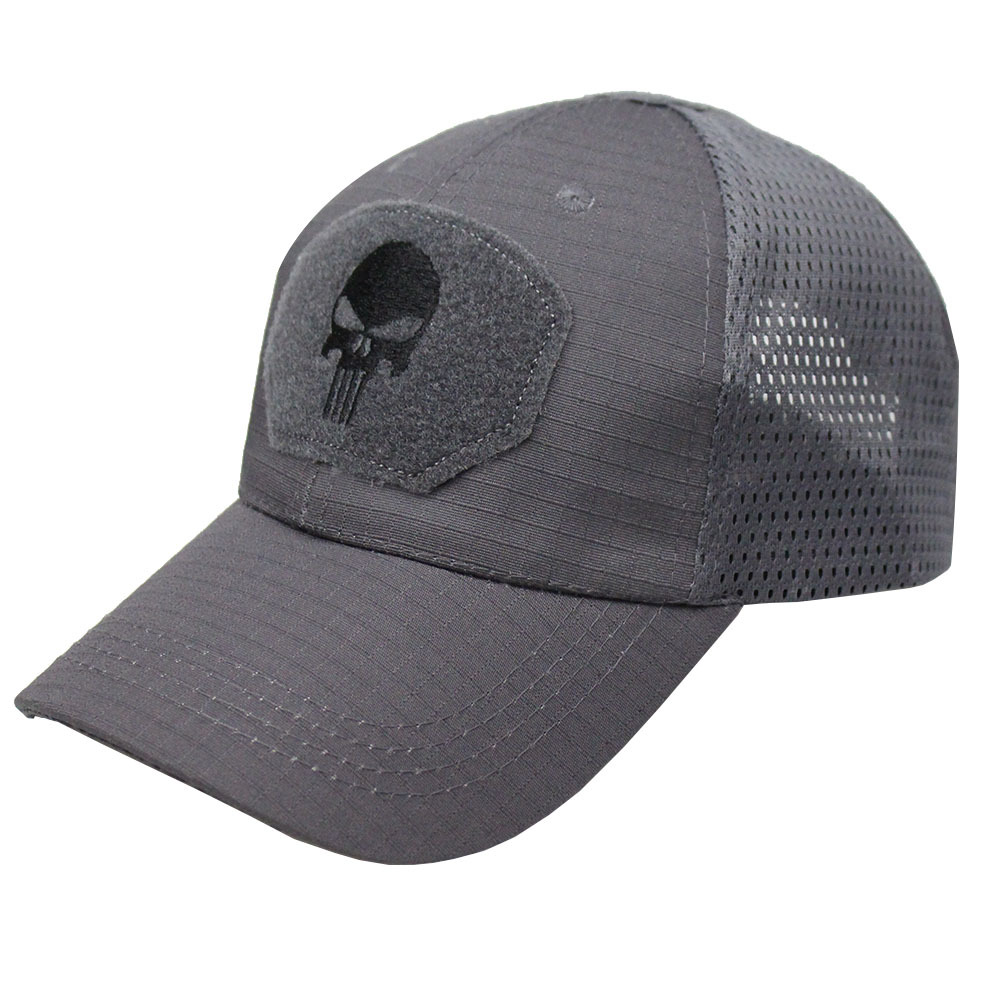Picture of Summer Camouflage Baseball Cap Military Fan Outdoor Special Forces Tactical Hat Skull Fishing Sunshade Velcro Cap Men