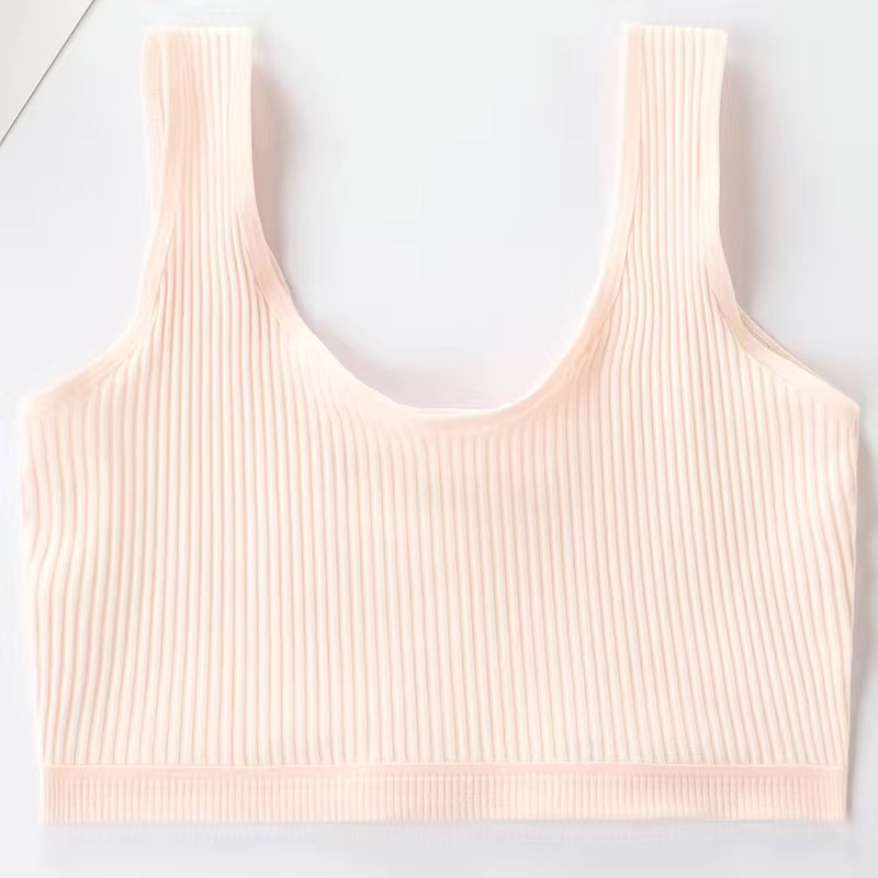 Picture of Girls' Intimates Development Period Girls Big Kidsren's Vest Students Primary School Students Pure Cotton Girls Adolescent Kidsren's Bra