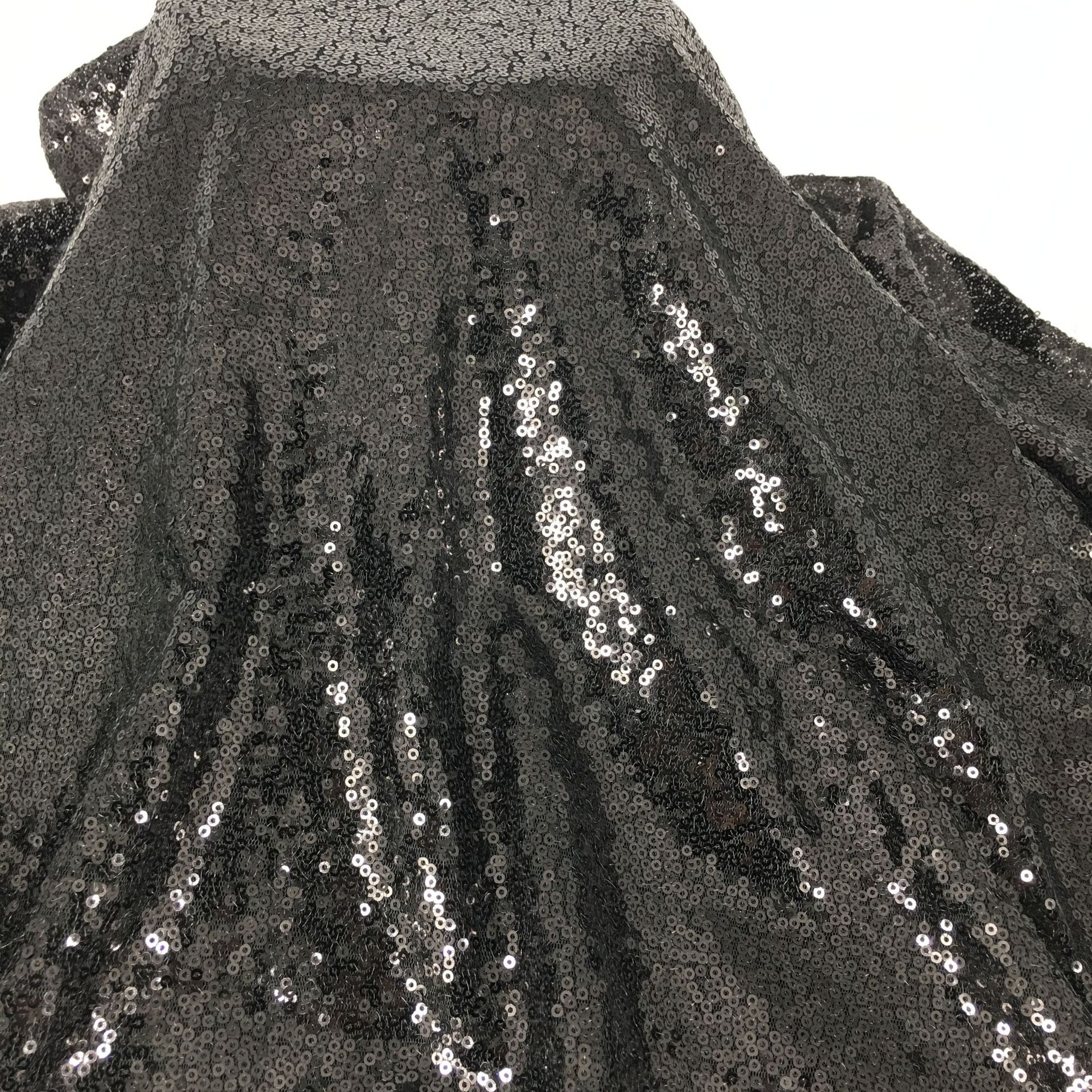 Picture of Spot wholesale 3mm sequin cloth scrambled sequin fabric wedding costume sequin fabric beaded fabric