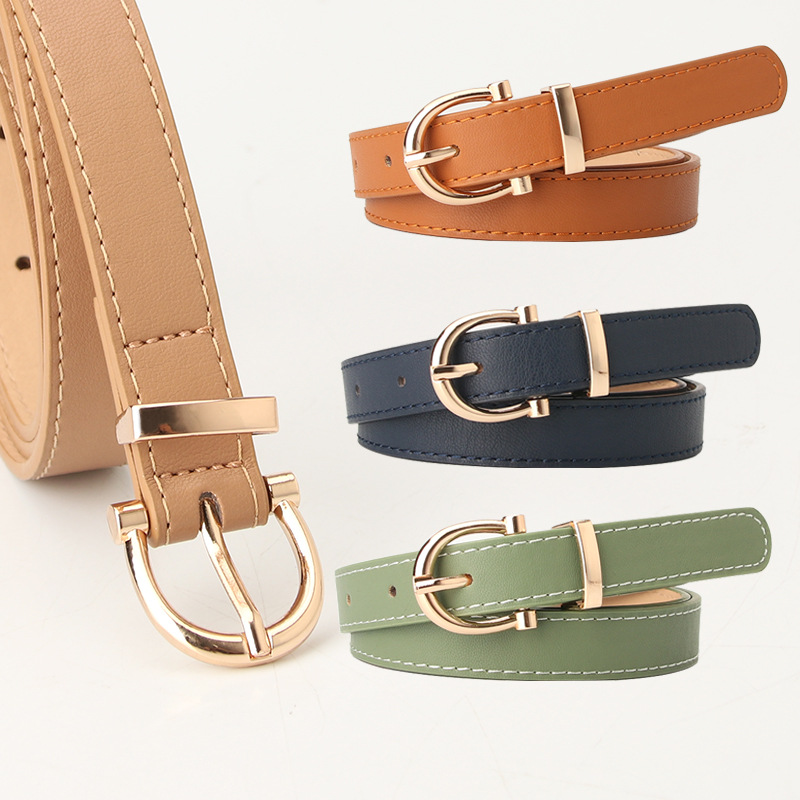 Picture of Cool matching in stock ladies Korean fashion belt student jeans decorative thin belt clothing matching belt women