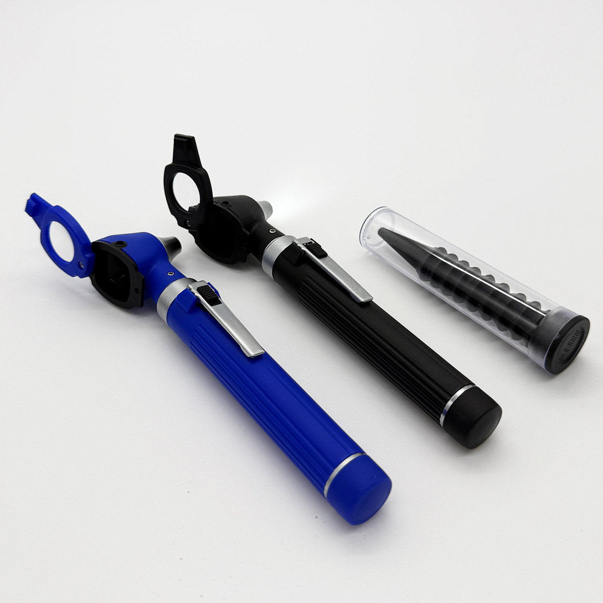 Fiber Optic Otoscope Ear Cleaning Lamp Professional Ear Cleaning Tool Endoscope Electric Otoscope Ear Cleaning Lighting Veterinary Otoscope