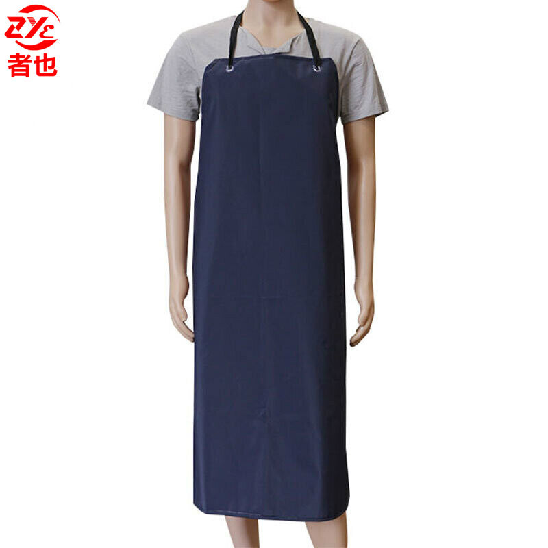 Picture of Aquatic double-layer waterproof oil-proof anti-fouling apron universal acid and alkali-resistant oil-resistant extra thick PVC sleeveless leather