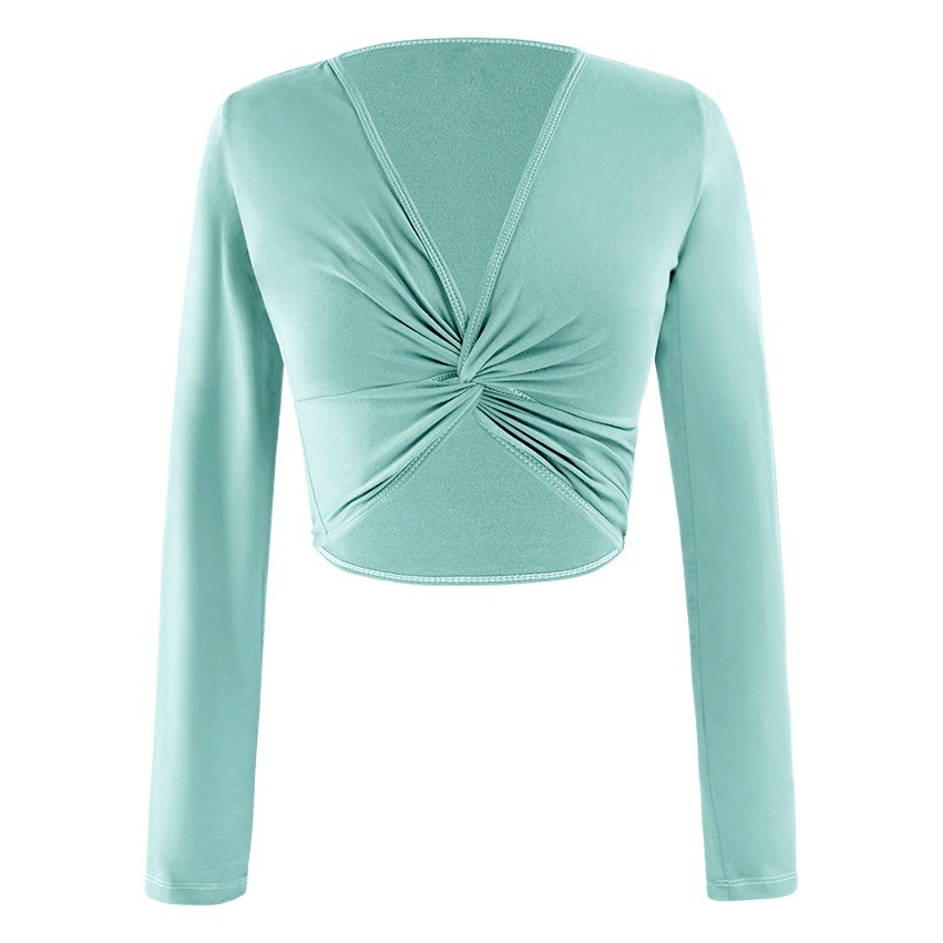 Dance clothes modern dance practice clothes top female Chinese dance adult classical dance outer wear twisted flower shawl body clothes