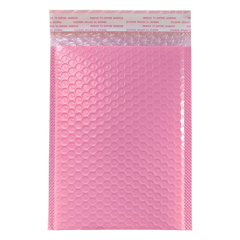 Co-extruded film bubble envelope bag pink bubble bag thickened white express packaging bag clothing accessories packaging bag