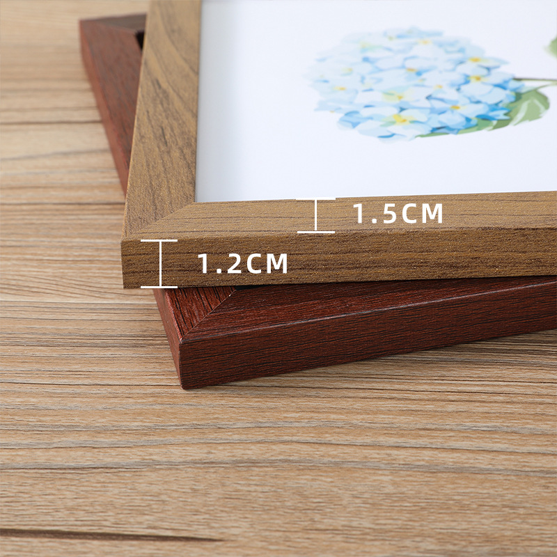 Picture of Creative simple diy wooden photo frame wholesale 5-inch 6-inch 7-inch 8-inch 10-inch A4 picture frame decoration photo wall
