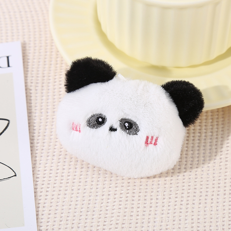 Picture of Cartoon Plush Brooch Cute Bear Doll Frog Cat Rabbit Bag Hanging Ornaments diy Clothing Accessories