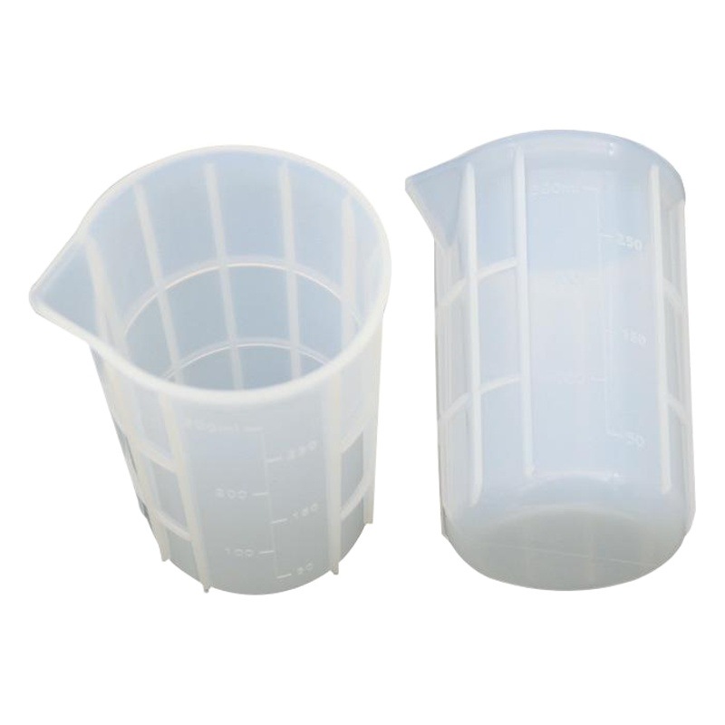 Triumphant diy crystal drop silicone mold wash-free measuring cup with scale 300ml ml tool