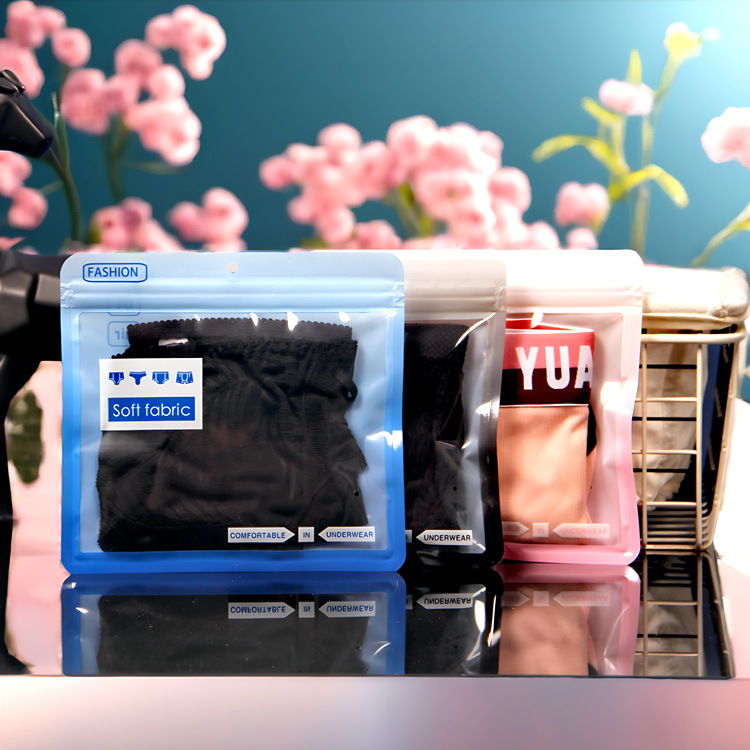 Universal underwear bag men's and women's triangle boxer underwear transparent bag 1 piece 2 pieces 3 pieces underwear bag