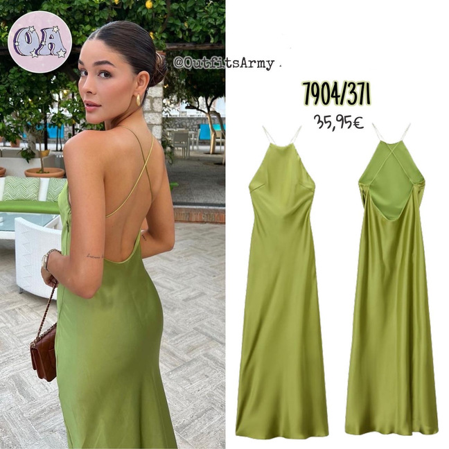 2025 European and American style summer women's new suspenders silk satin texture dress 9588