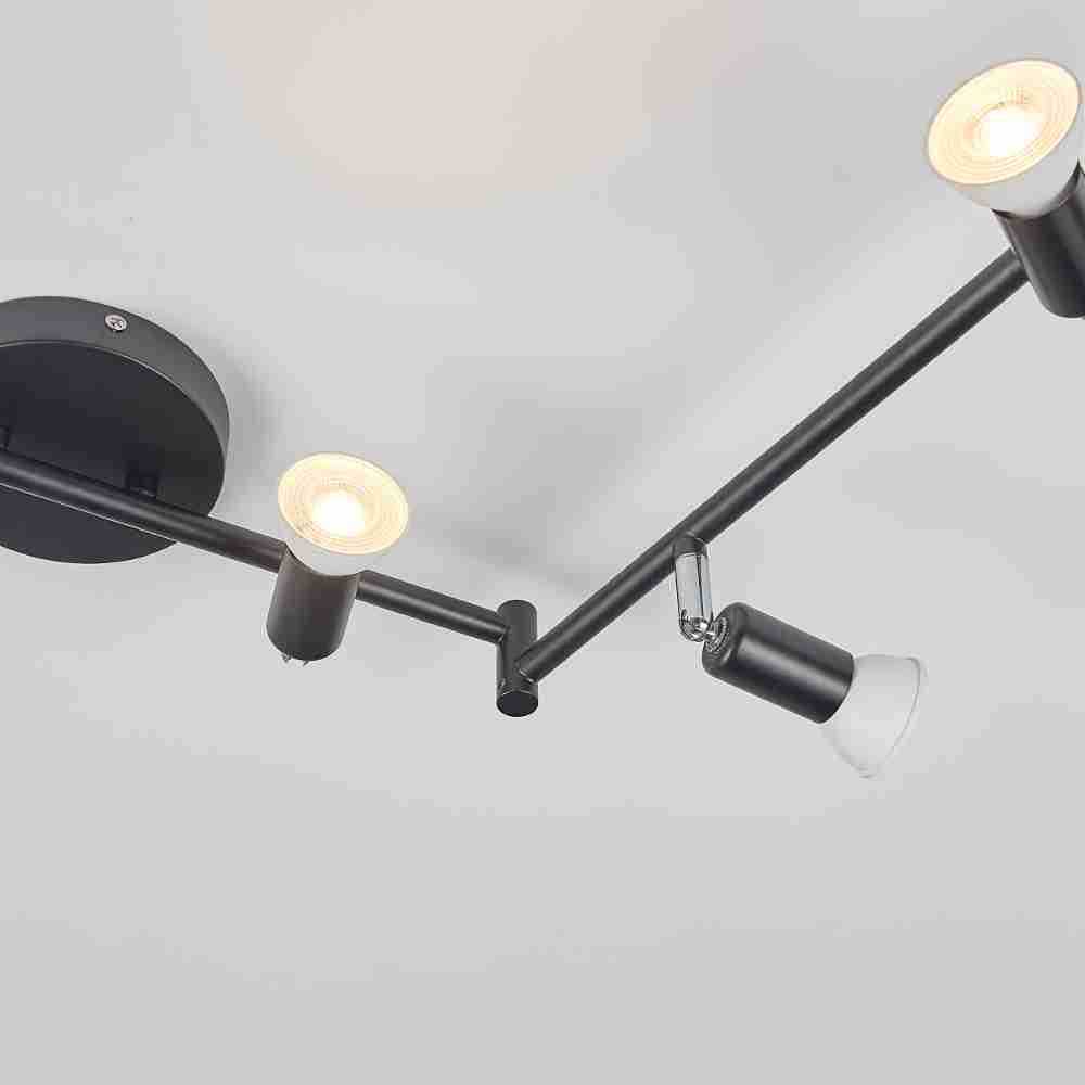Picture of Cross-Border Scandinavian Six-Head Led Surface-Mounted Spotlights Gu10 Anti-Glare Multi-Head Lighting Spotlights with Adjustable Angle