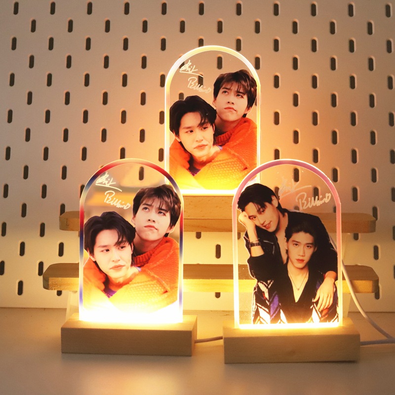 Around BKPP, use your heart to interpret my love Billkin spot plug-in wooden nightlight 006