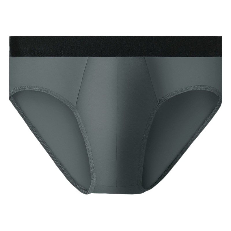 Men's Cotton Briefs Men's Summer Comfortable Breathable Solid Color plus size Underwear Men's Cotton Underpants Mid-Waist